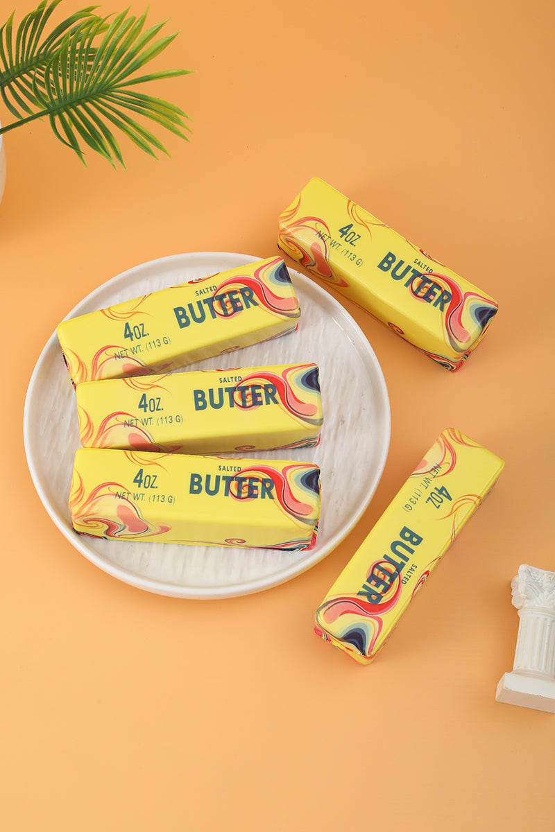 Tie dye rainbow butter stress relief squeezy