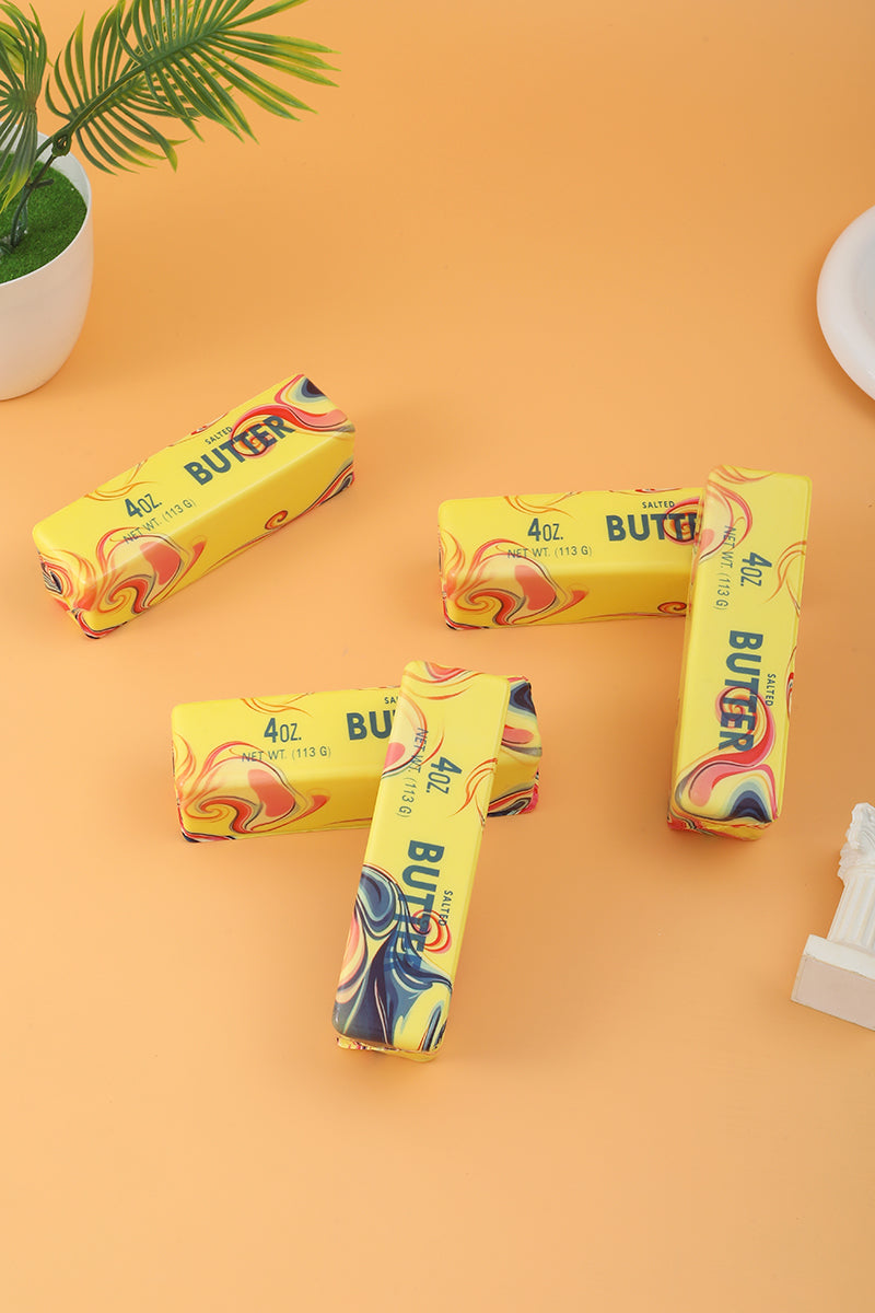 Tie dye rainbow butter stress relief squeezy