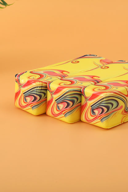 Tie dye rainbow butter stress relief squeezy