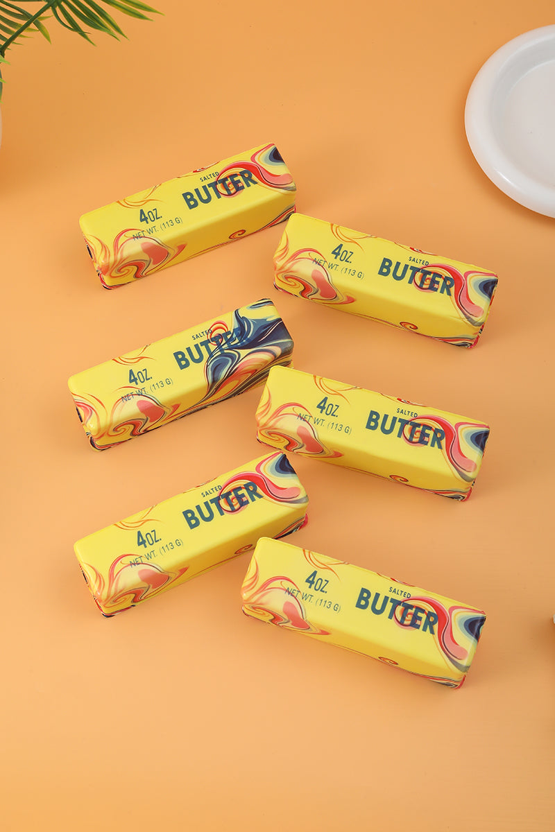 Tie dye rainbow butter stress relief squeezy