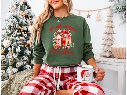 Just A Girl Who Loves Christmas Sweatshirt