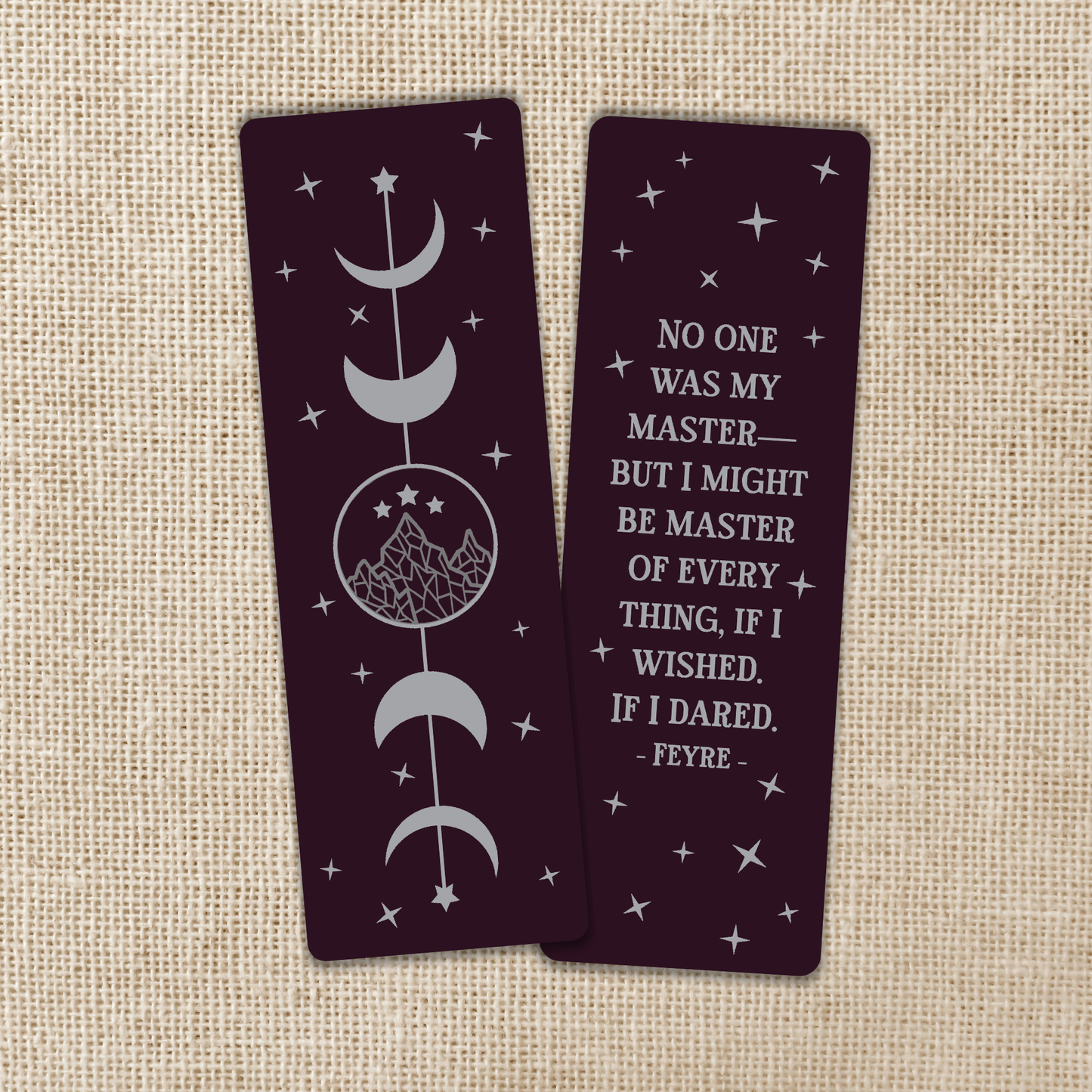 Feyre Tattoo ACOTAR Foil Bookmark