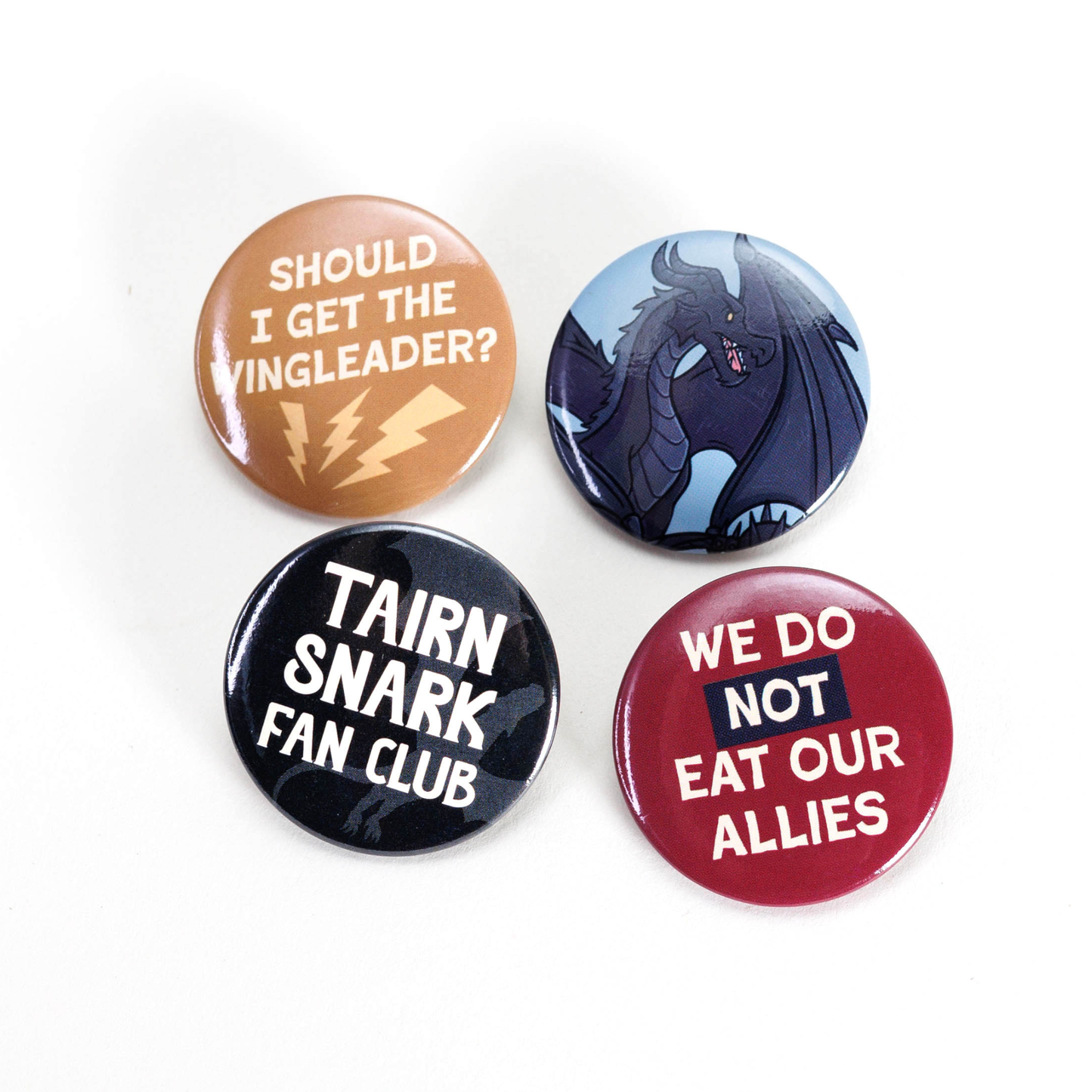 Tairn Button Pin Set | Fourth Wing