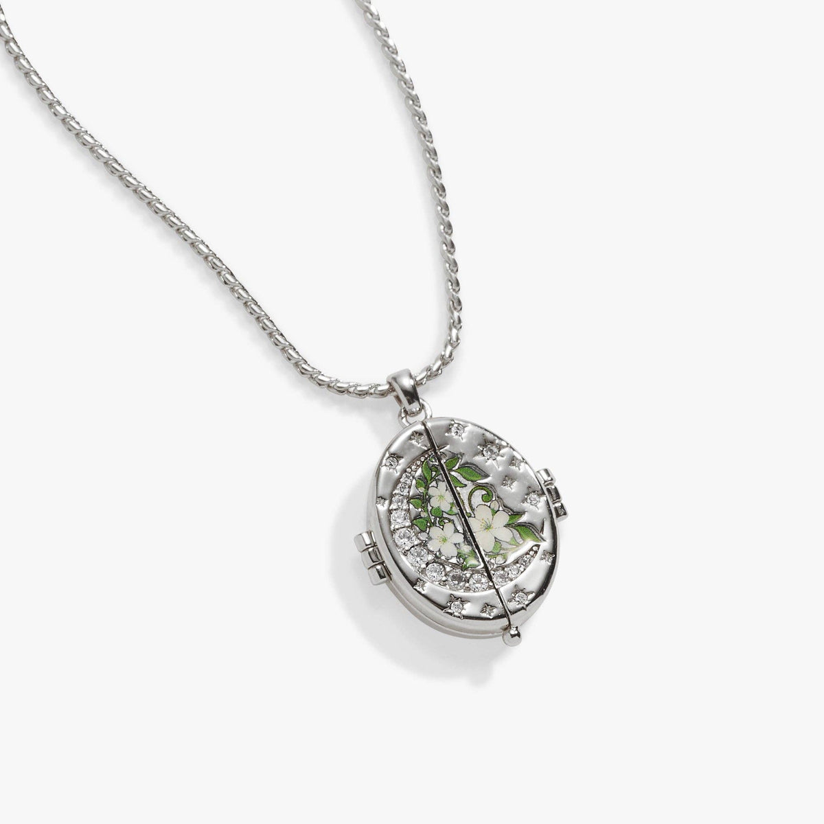 A Court of Thorns and Roses "There You Are" Locket Necklace - Silver