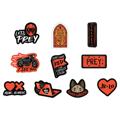(10-Pack) Caught Up Decals