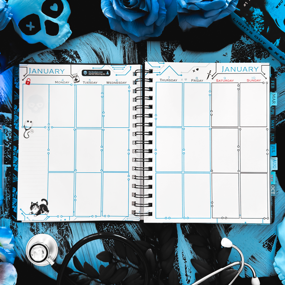 Lights Out 2027 Weekly Planner, Personal Organizer