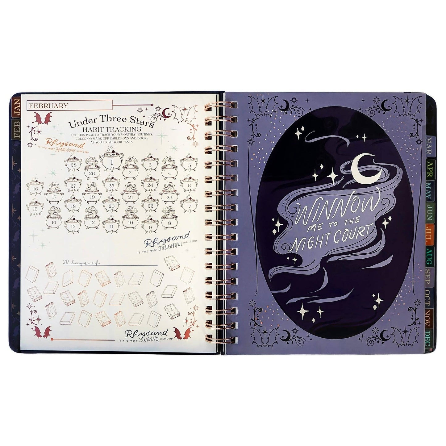 A Court of Thorns and Roses: Velaris 2027 Weekly Planner, Personal Organizer