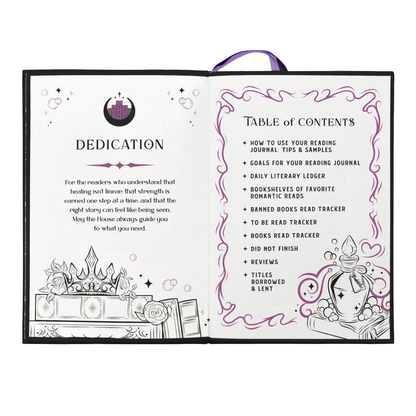A Court of Thorns and Roses: House of Wind Library Reading Journal for Readers