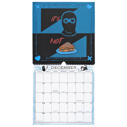 Lights Out 2027 Spiral Wall Calendar