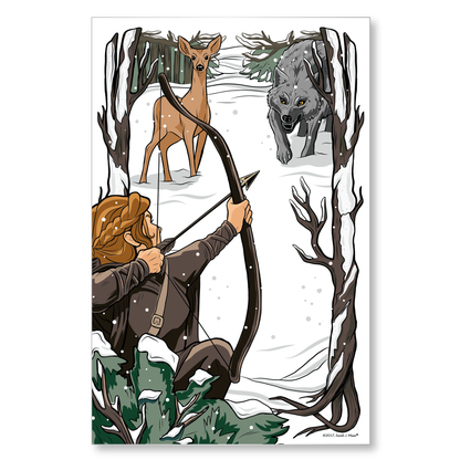 A Court of Thorns and Roses Book Scene Illustrations (6-Pk)
