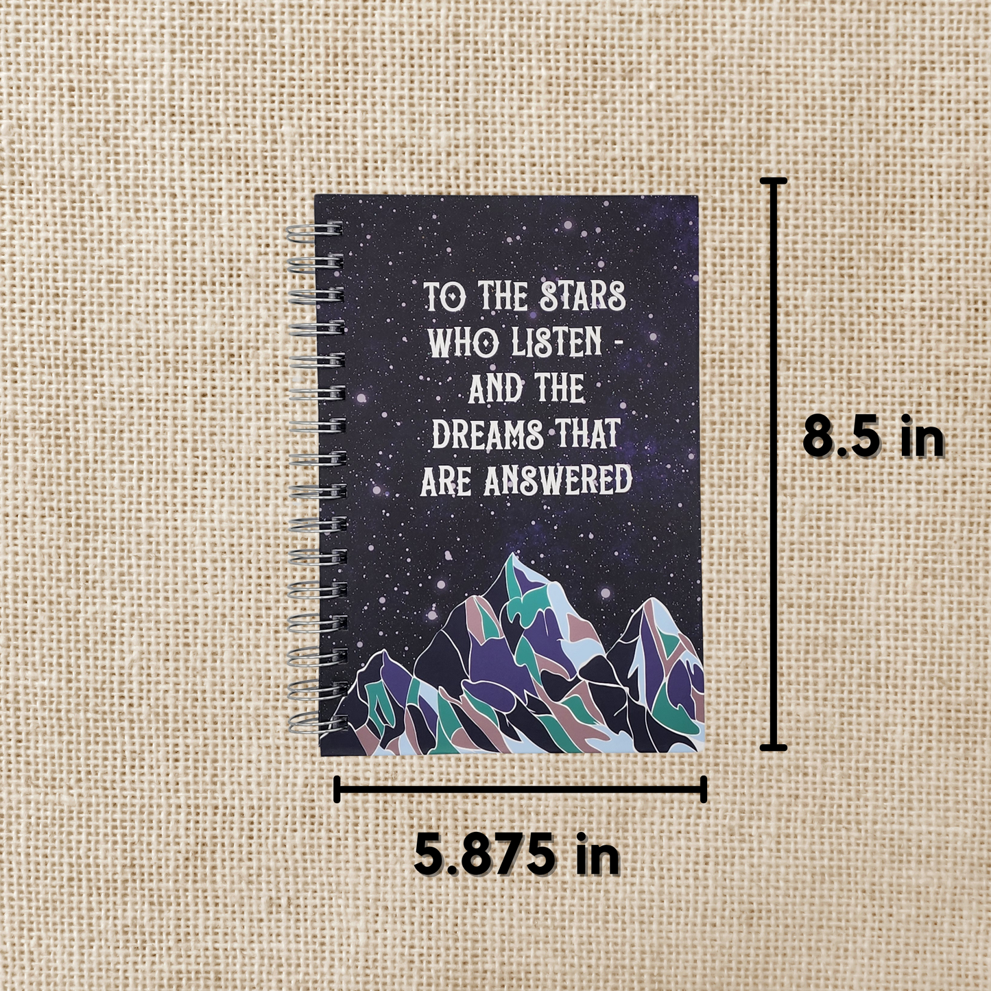 Stars Who Listen Spiral Notebook