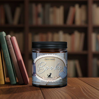 BOOKS bookish book lovers candle