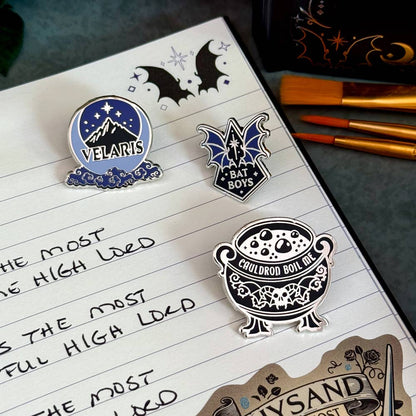 A Court of Thorns and Roses Enamel Pins (3-Pack)