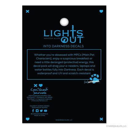 (10-Pack) Into Darkness Series Decals