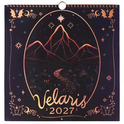 A Court of Thorns and Roses: Velaris 2027 Spiral Wall Calendar