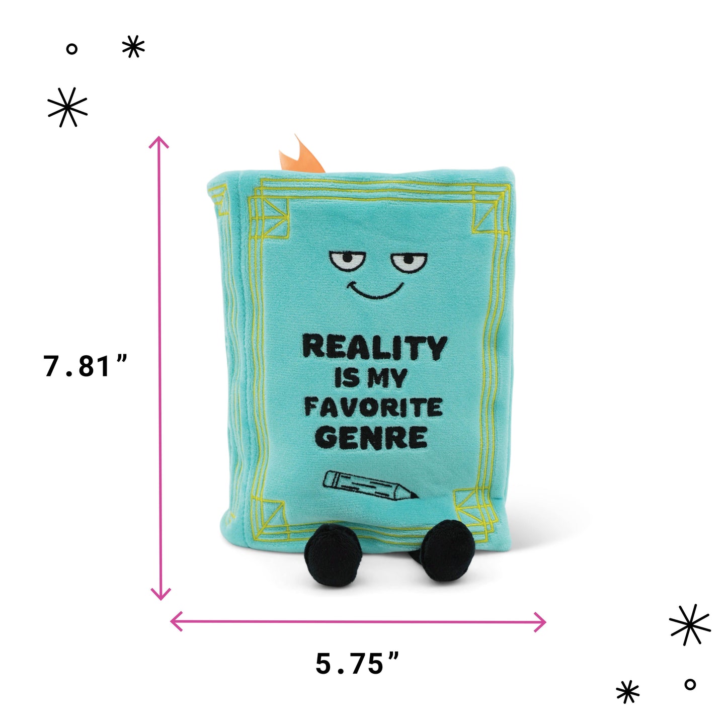 "Reality Is My Favorite Genre" Plush Book