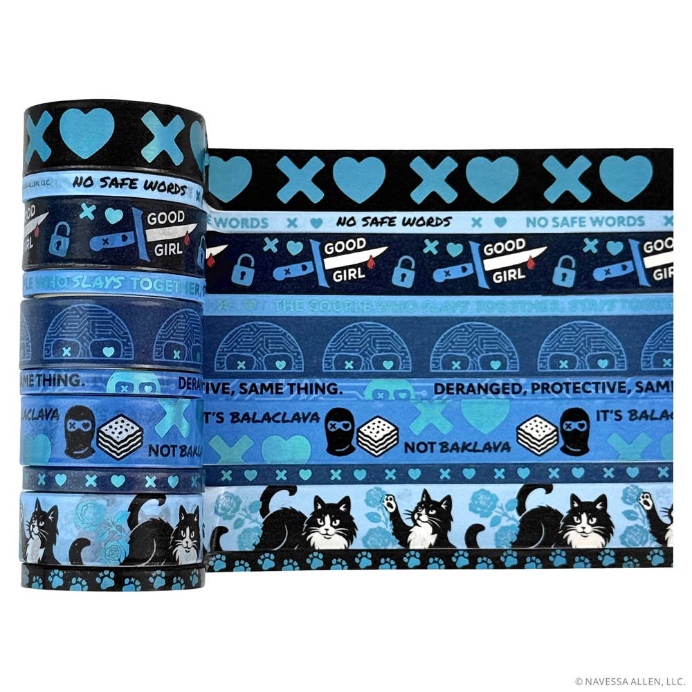 Lights Out Washi Tape (10-Pack)