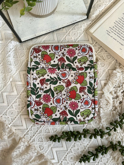8x10 Strawberry Book Sleeve | Book Sleeve | Kindle Storage