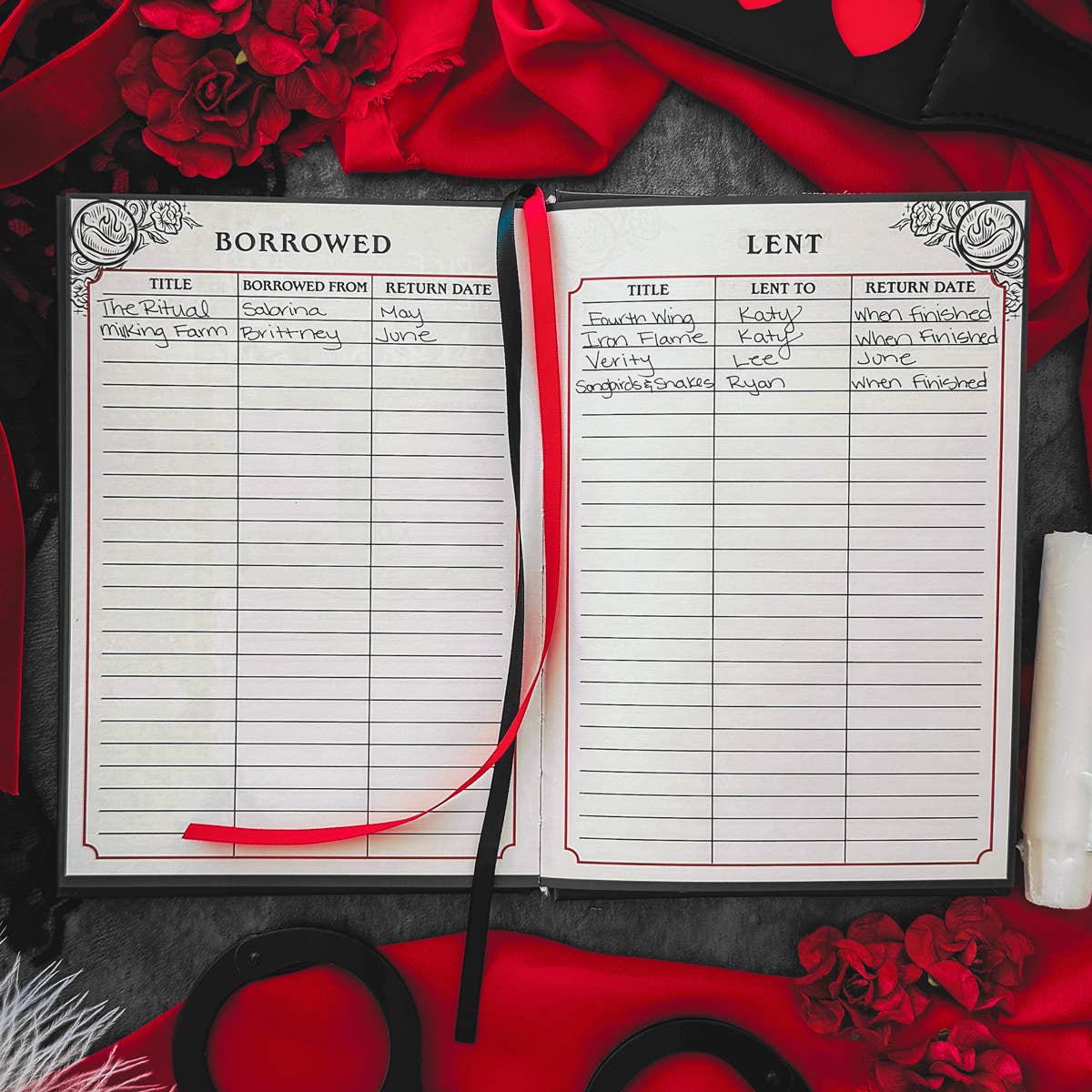 A Little Wicked Reading Journal