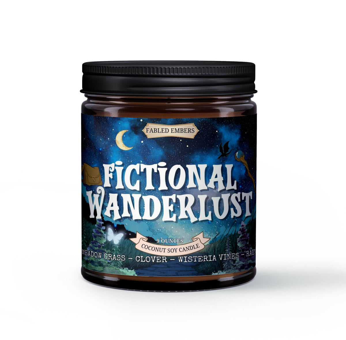 FICTIONAL WANDERLUST Candle | Adventure | Meadow Grass