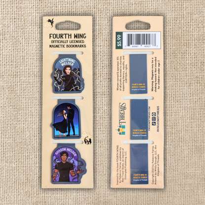 Xaden & Violet Magnetic Bookmarks | Fourth Wing