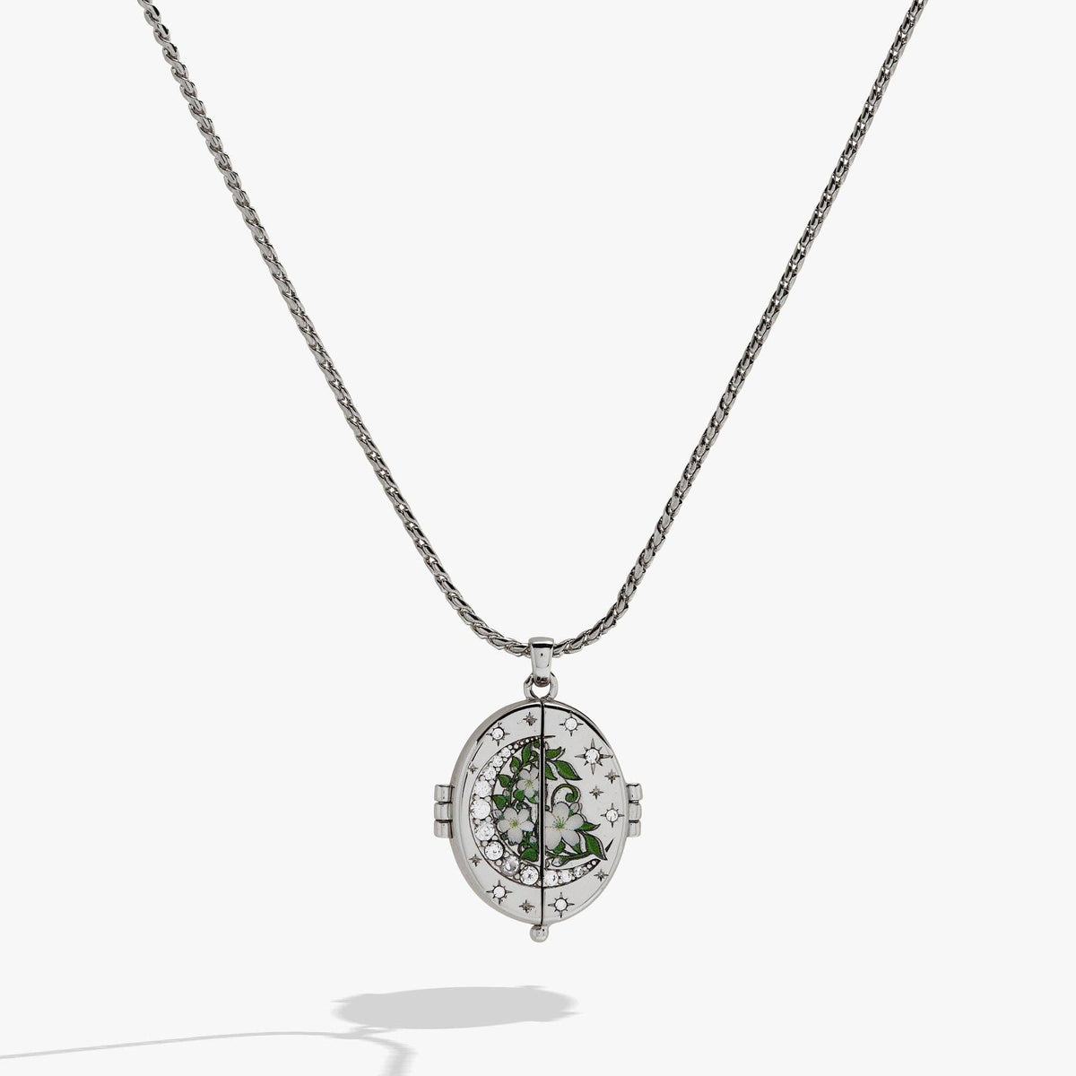 A Court of Thorns and Roses "There You Are" Locket Necklace - Silver