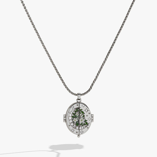 A Court of Thorns and Roses "There You Are" Locket Necklace - Silver