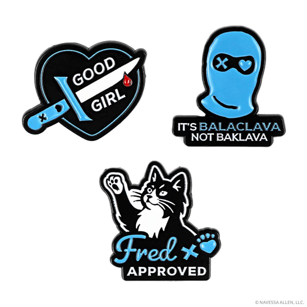 Lights Out Enamel Pins (3-Pack)