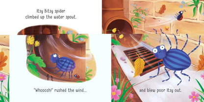 Itsy Bitsy Spider board book : Usborne