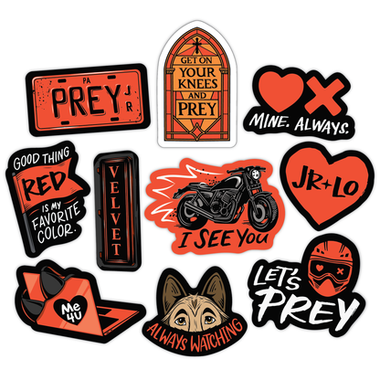 (10-Pack) Caught Up Decals