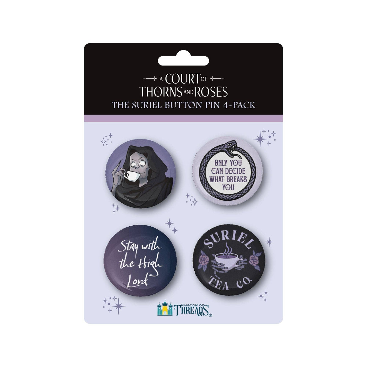 Suriel Button Pin Set | ACOTAR