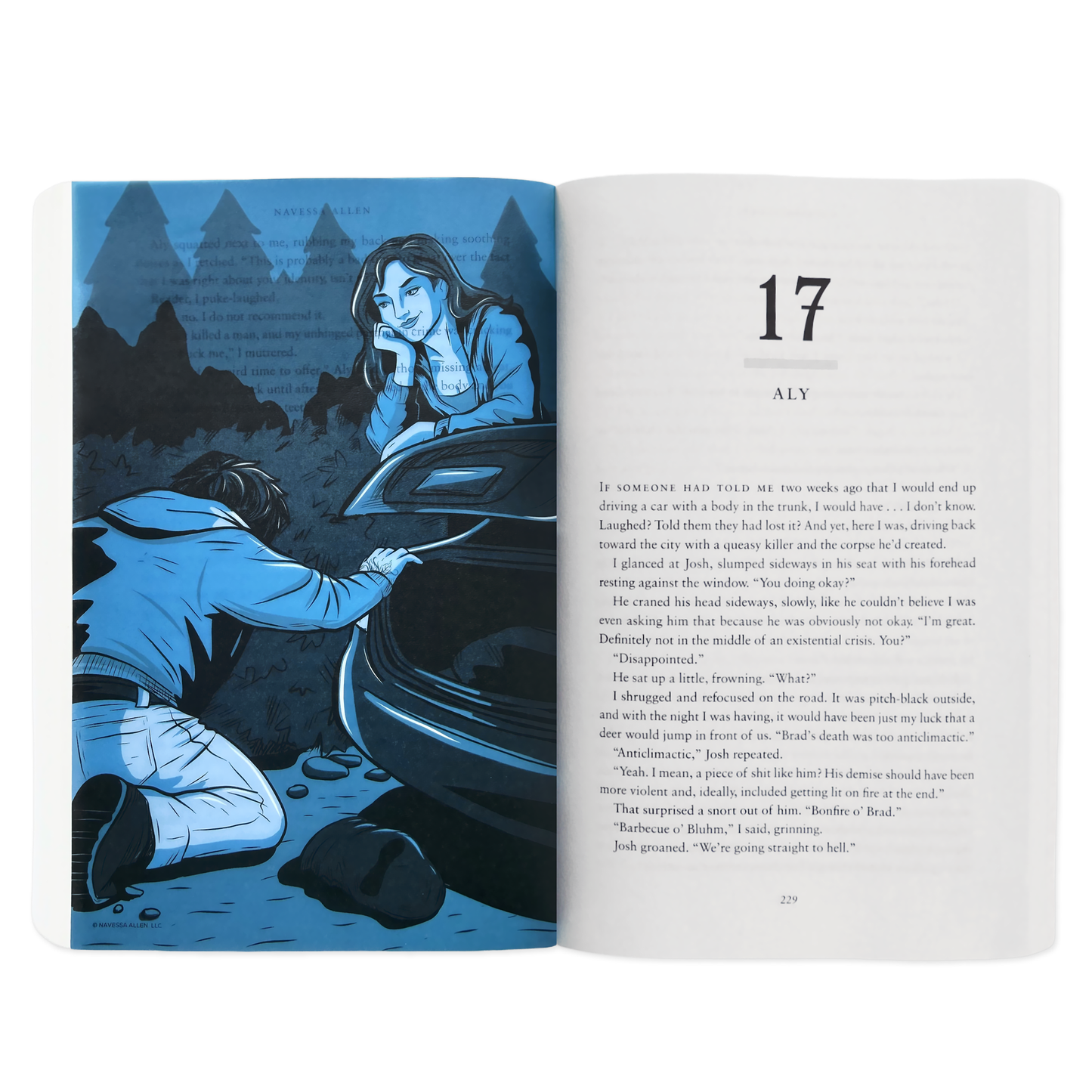 Lights Out Book Scene Illustrations (6-Pack)
