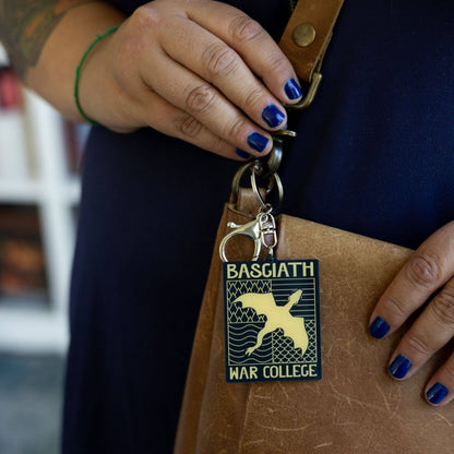 Basgiath War College Emblem Keychain | Fourth Wing