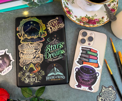 (10-Pack) A Court of Thorns and Roses Decals