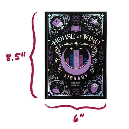A Court of Thorns and Roses: House of Wind Library Reading Journal for Readers