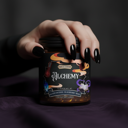 ALCHEMY dark academia 9oz Candle CocoSoy