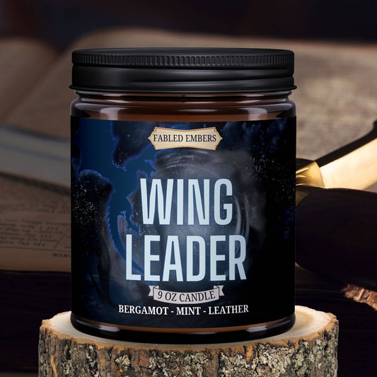 WING LEADER romantacy 9oz Book Lovers Candle