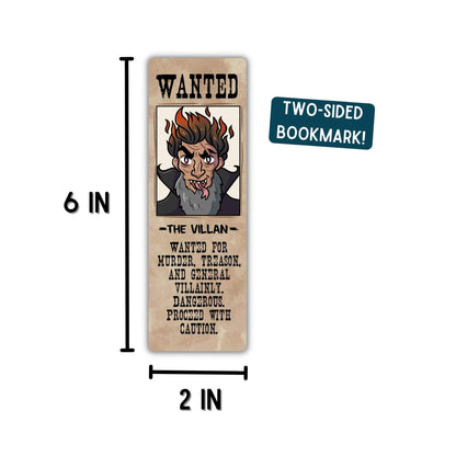 Villain Wanted Poster Bookmark | Assistant to the Villain