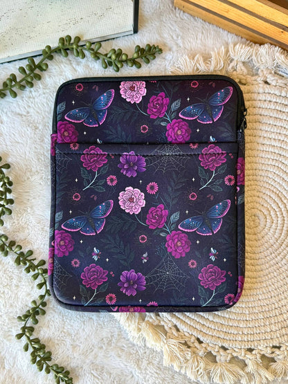 8x10 Mystic Moth Book Sleeve | Book Sleeve | Kindle Storage