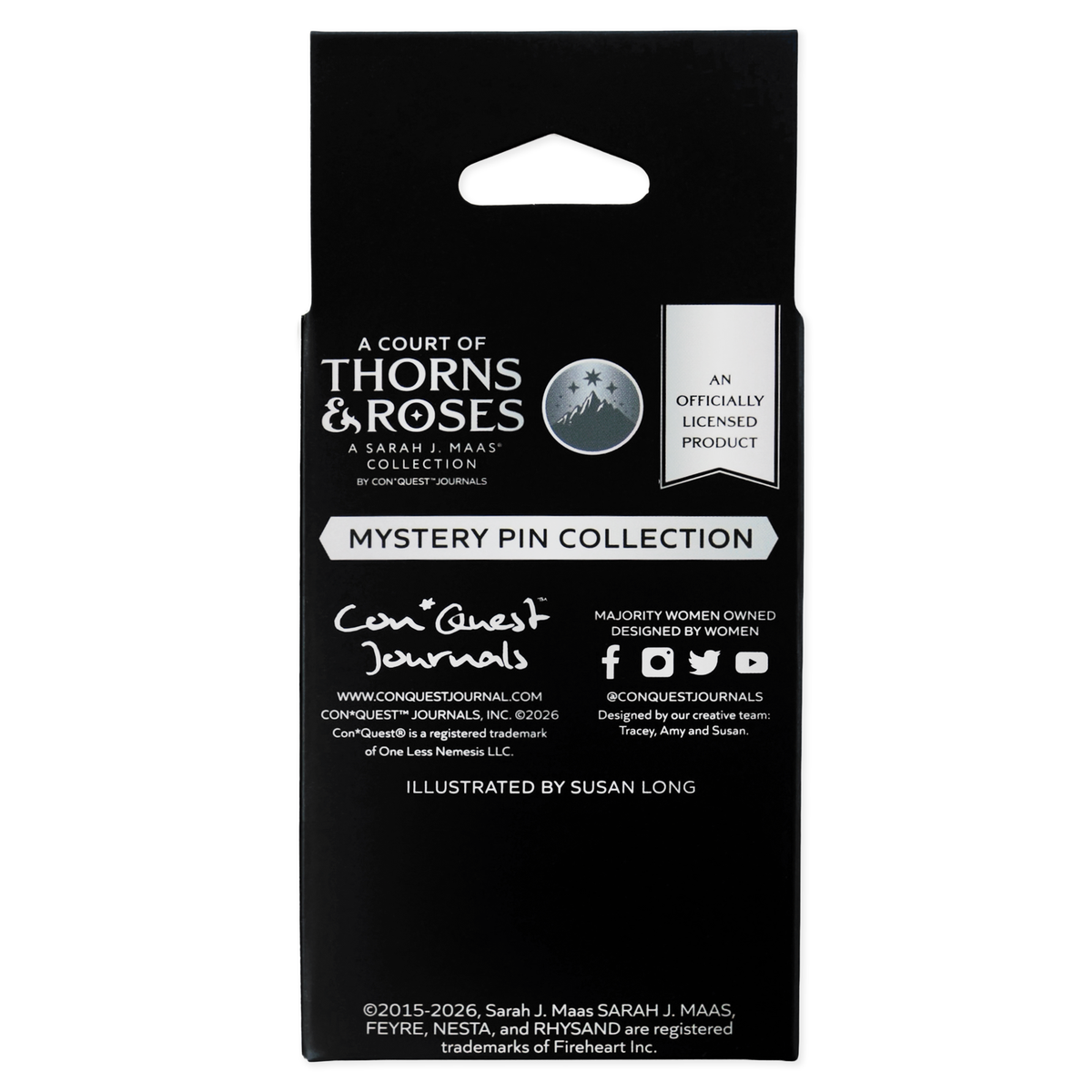 A Court of Thorns and Roses: Inner Circle Mystery Enamel Pin Blind Box (1 of 8)
